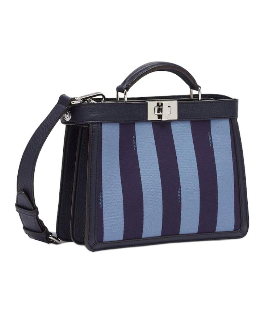 FENDI Синяя сумка на плечо, фото 3