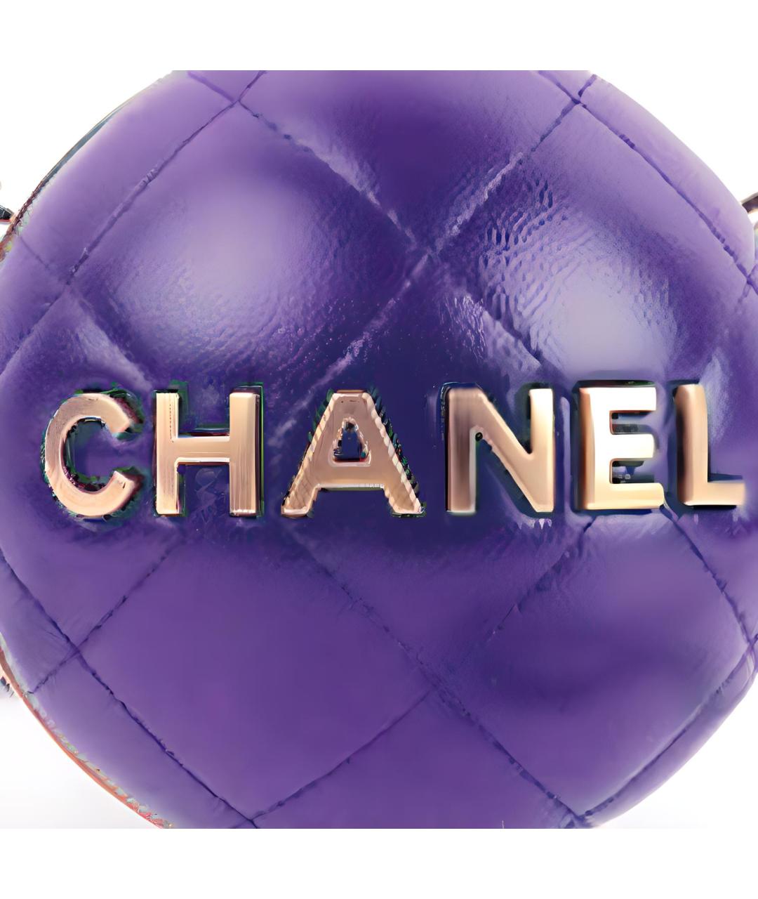 CHANEL Фиолетовая сумка через плечо, фото 2
