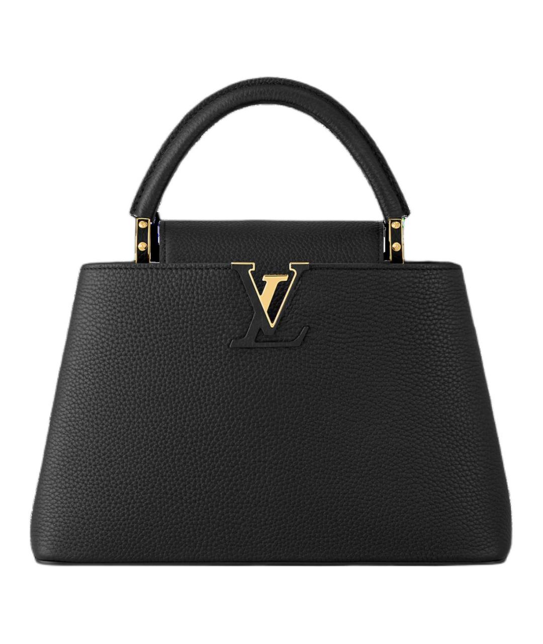 LOUIS VUITTON Черная сумка с короткими ручками, фото 1