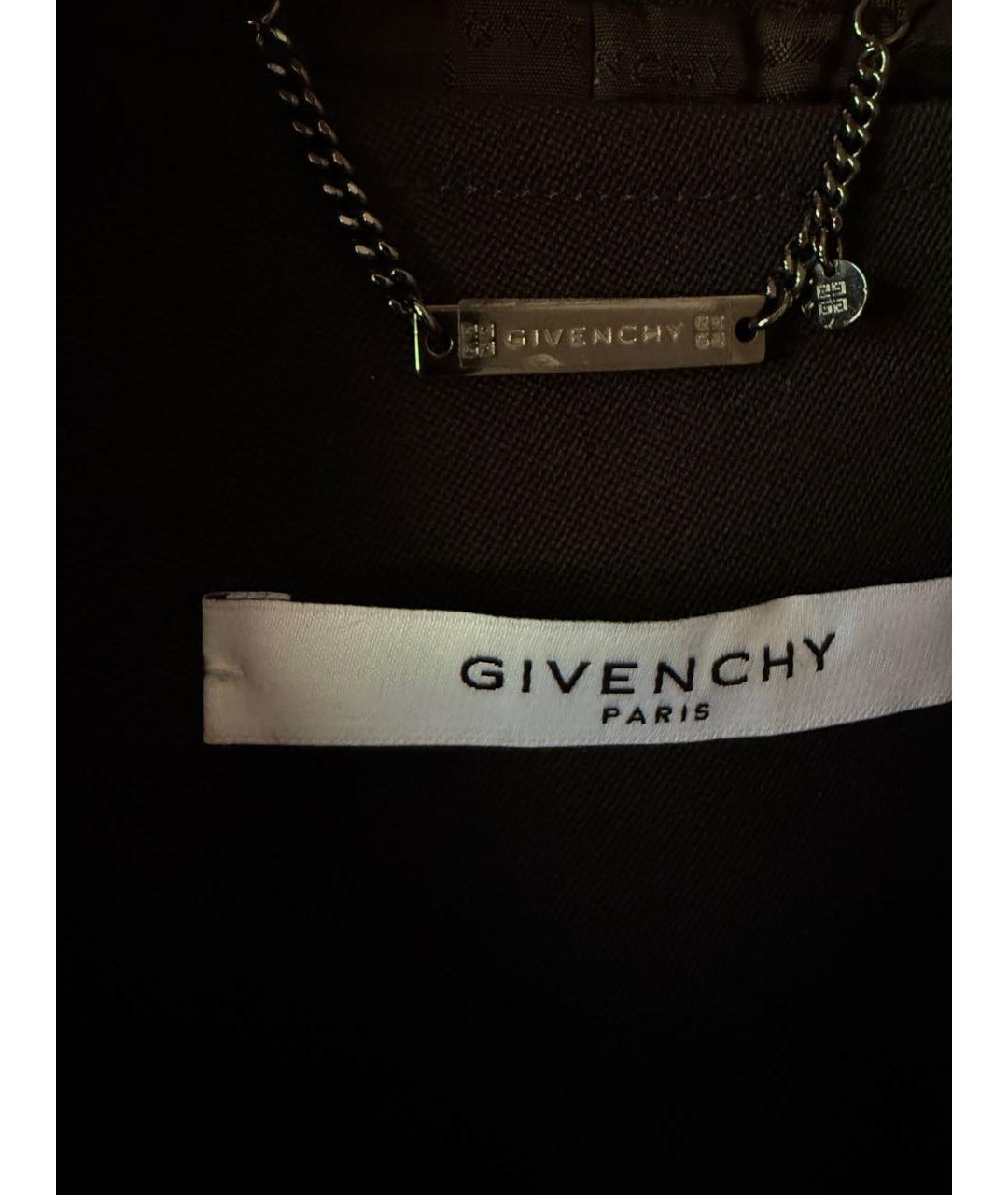 GIVENCHY Черный шерстяной костюм с юбками, фото 3