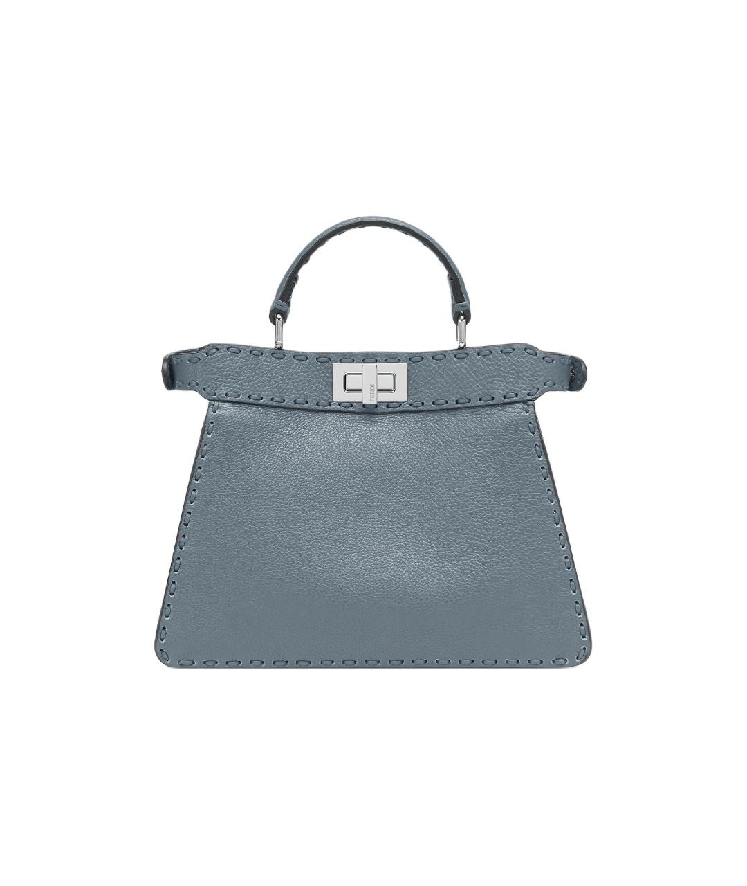 FENDI Синяя сумка через плечо, фото 3