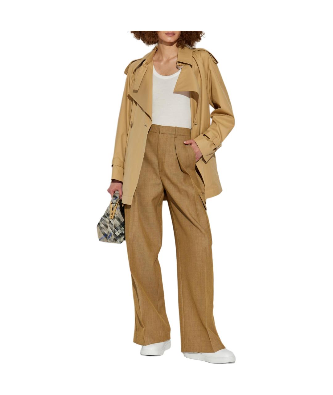 BURBERRY Бежевый тренч/плащ, фото 2
