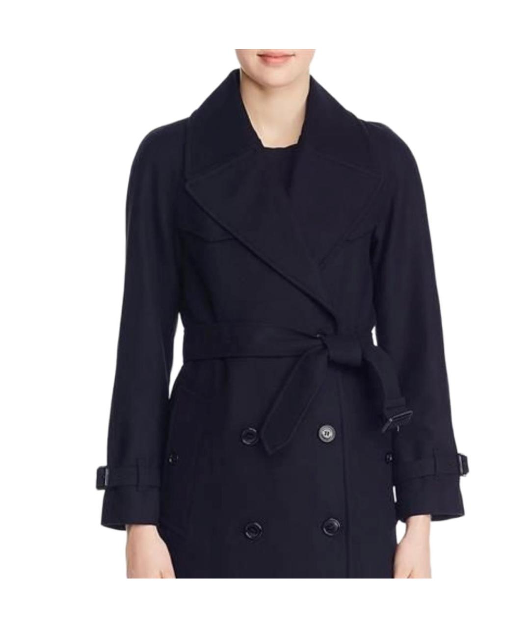 BURBERRY Темно-синее пальто, фото 4