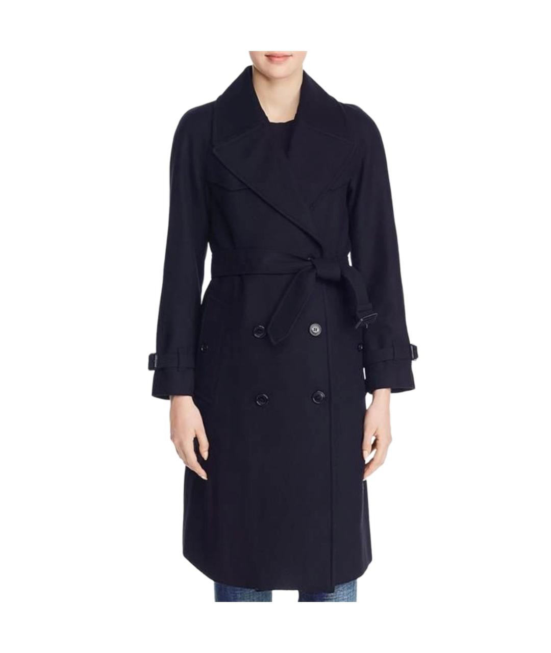 BURBERRY Темно-синее пальто, фото 3