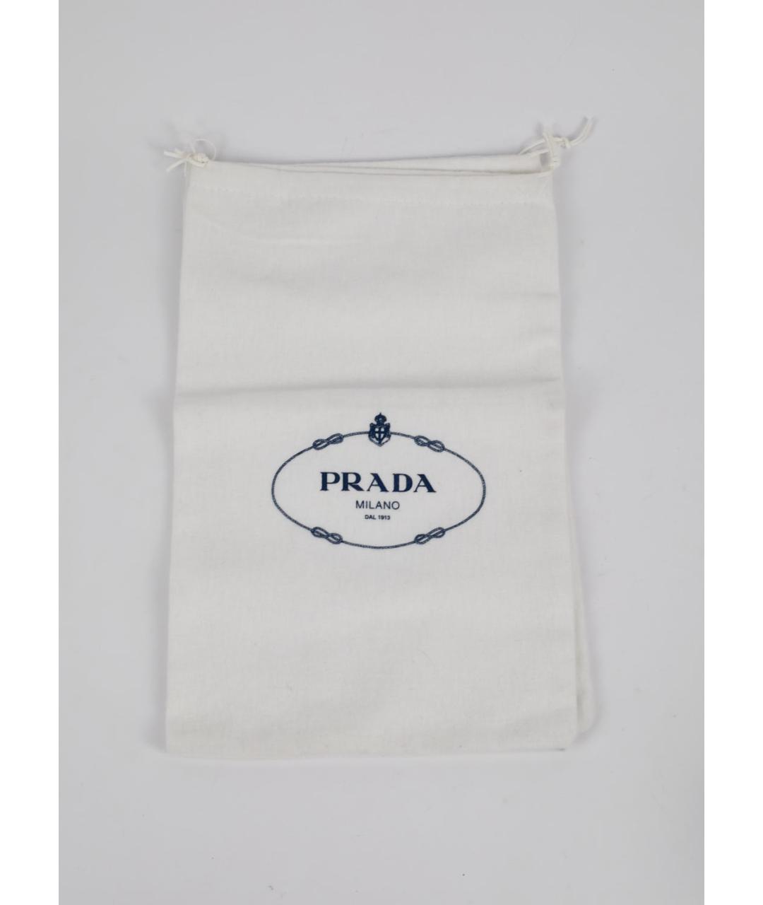 PRADA Черные кожаные босоножки, фото 6