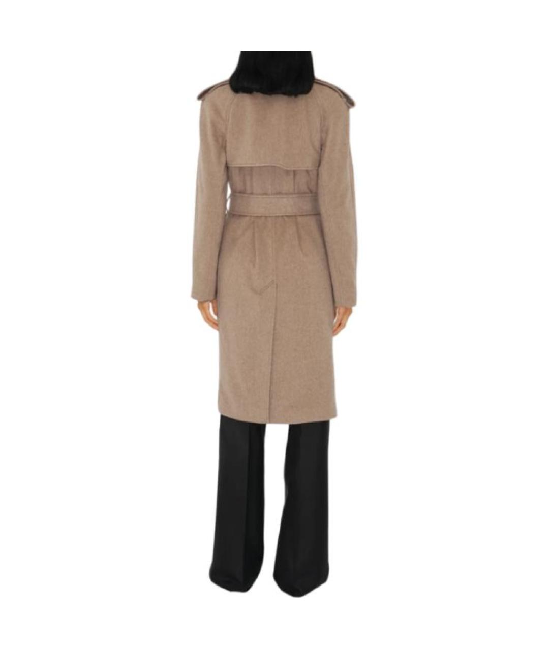 BURBERRY Бежевое пальто, фото 4