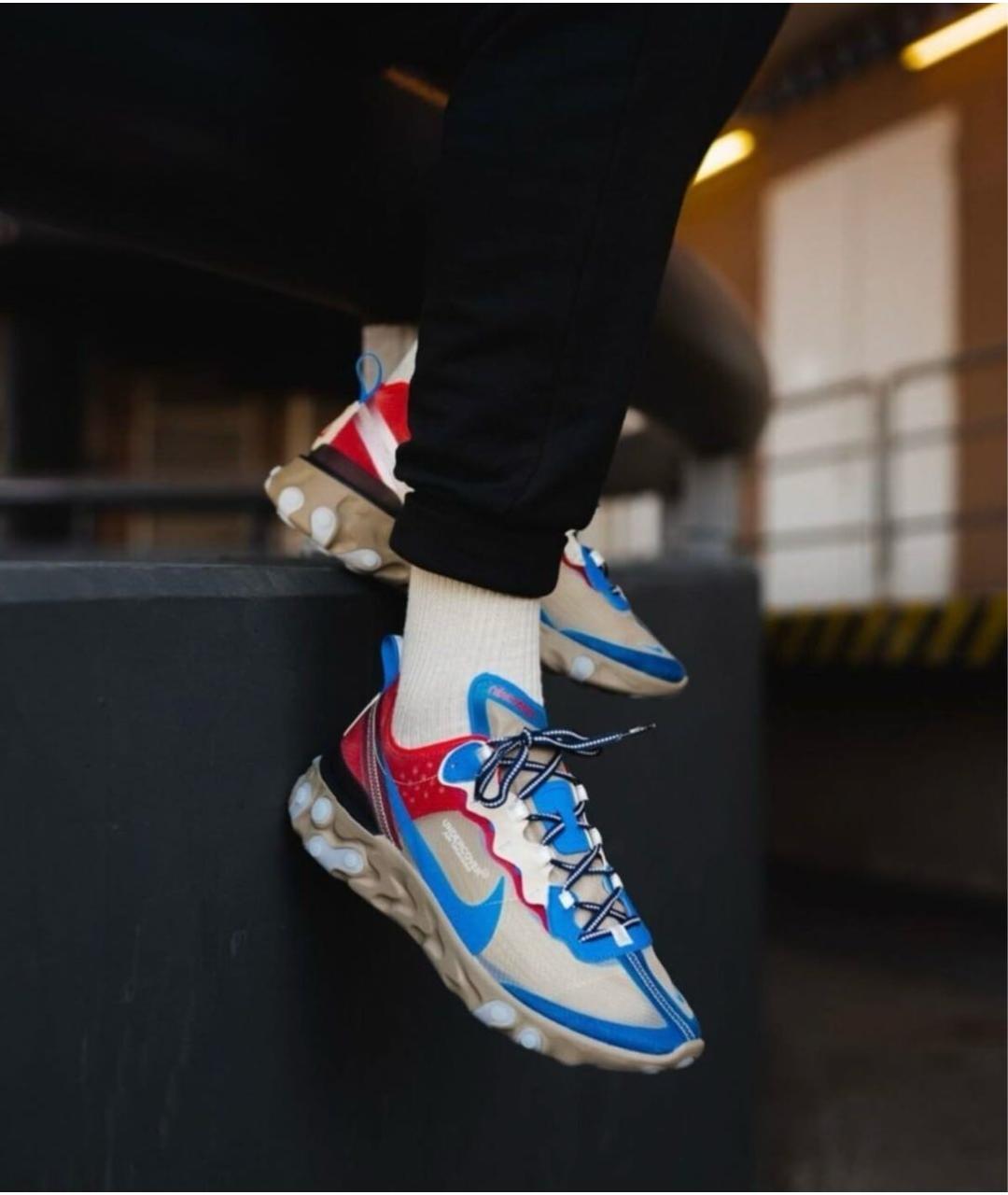 NIKE Бежевые низкие кроссовки / кеды, фото 8