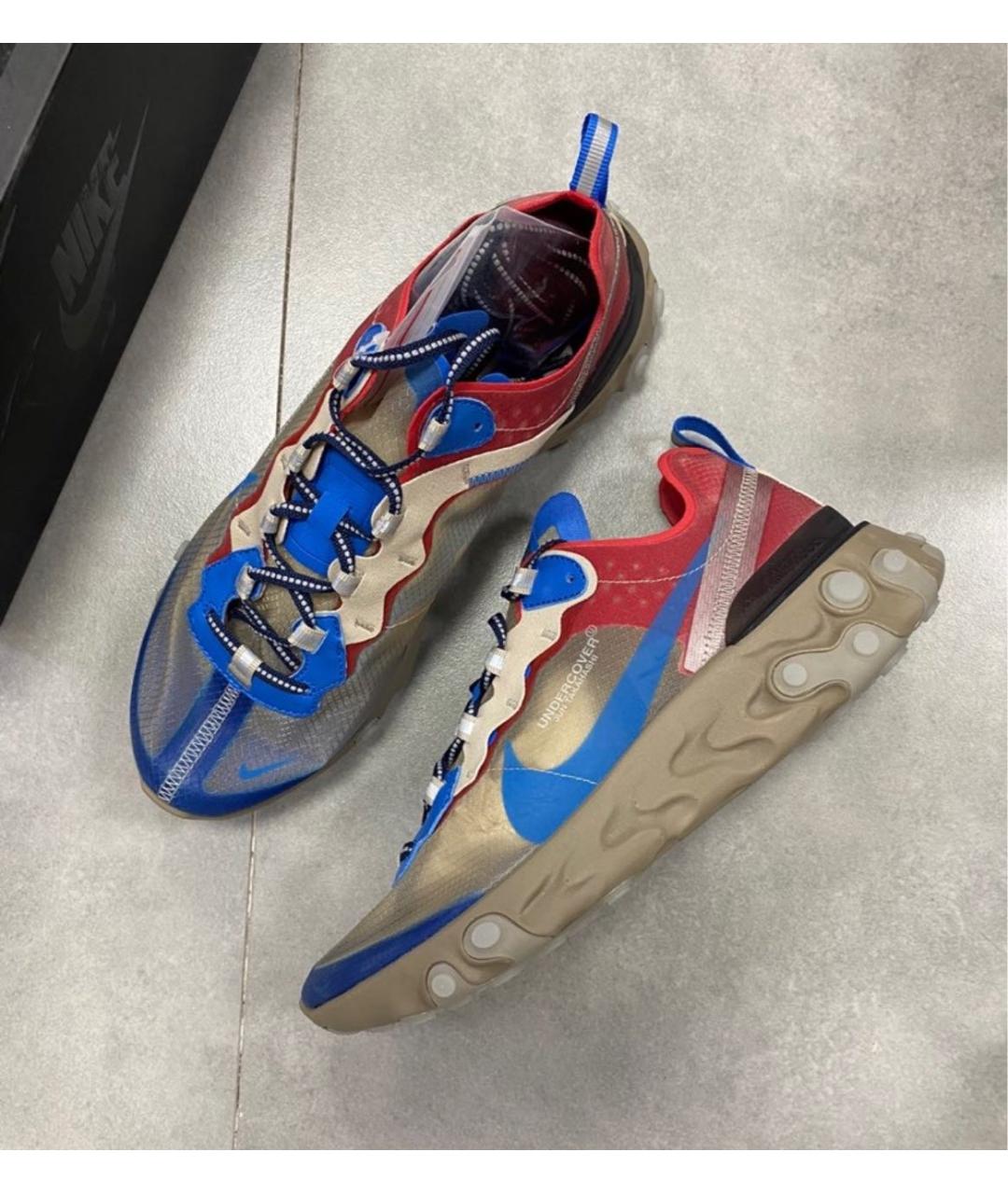 NIKE Бежевые низкие кроссовки / кеды, фото 7