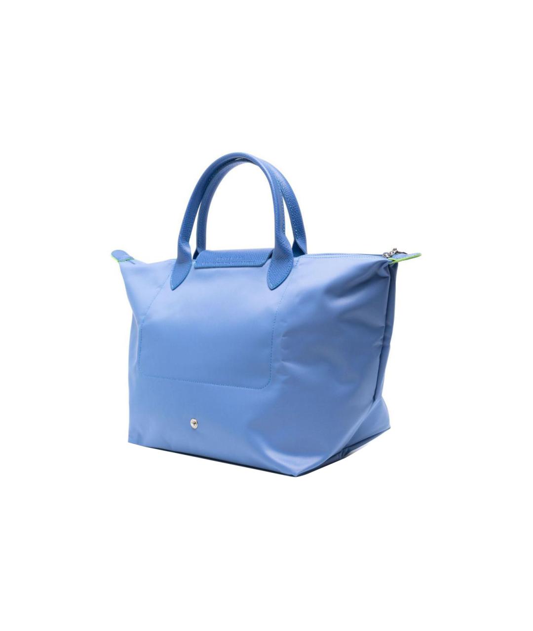 LONGCHAMP Голубая сумка тоут, фото 2