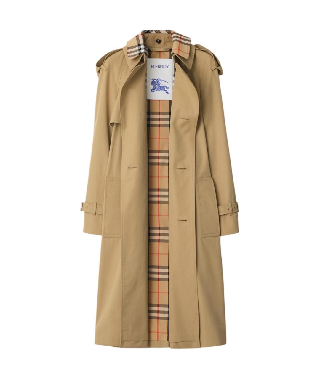 BURBERRY Бежевый тренч/плащ, фото 3