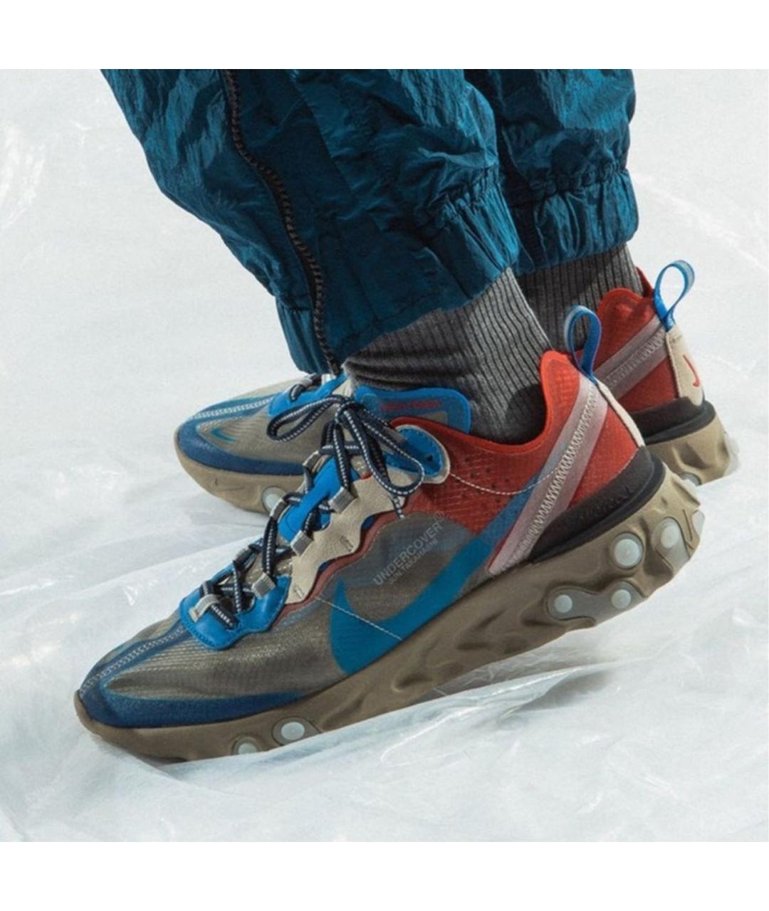 NIKE Бежевые низкие кроссовки / кеды, фото 6