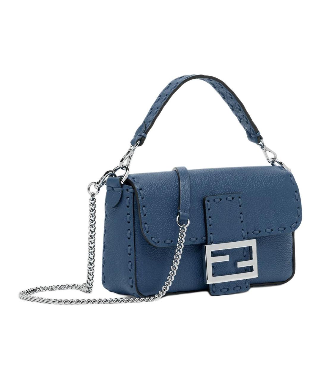 FENDI Синяя сумка через плечо, фото 2