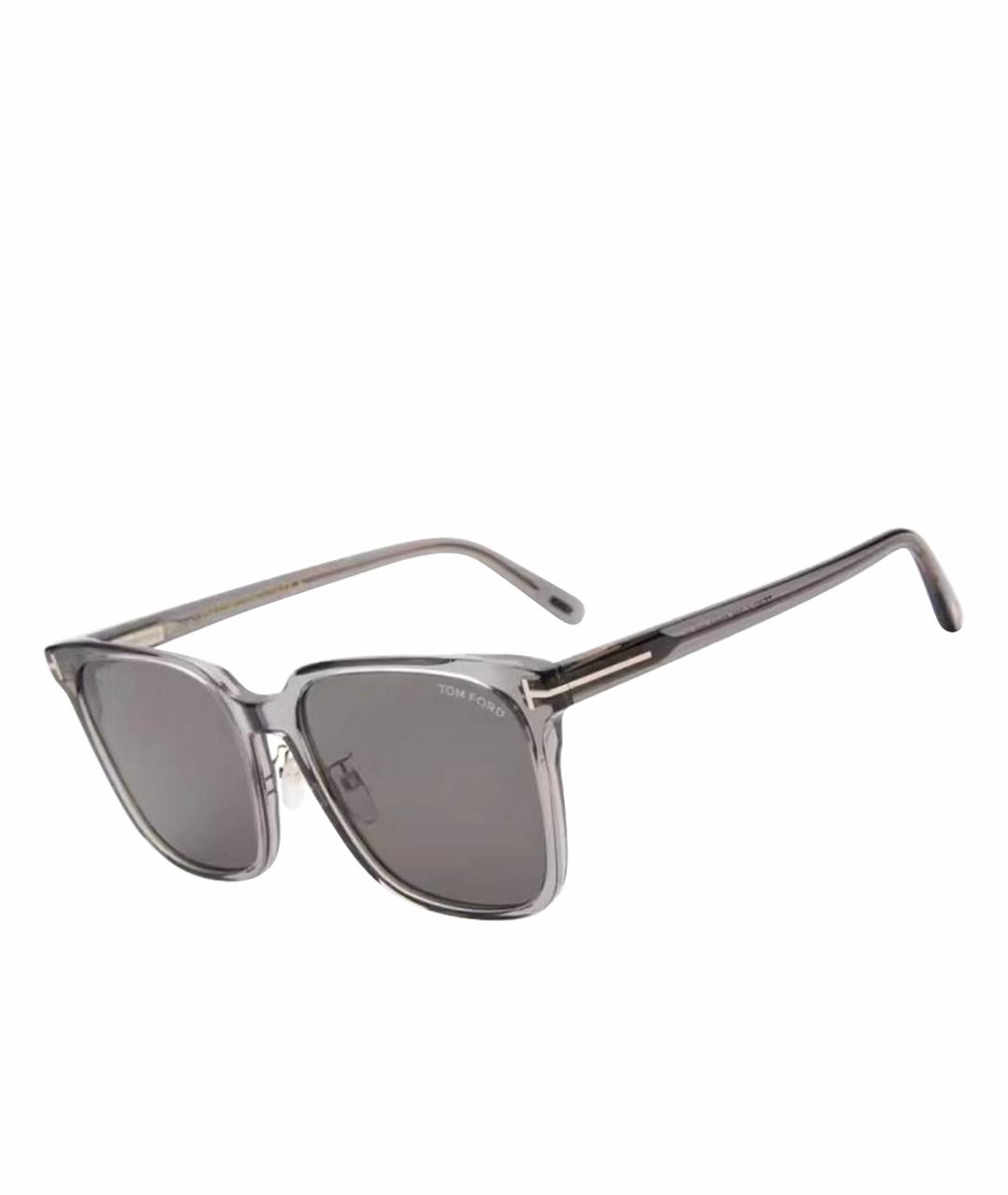 TOM FORD Серые пластиковые солнцезащитные очки, фото 1