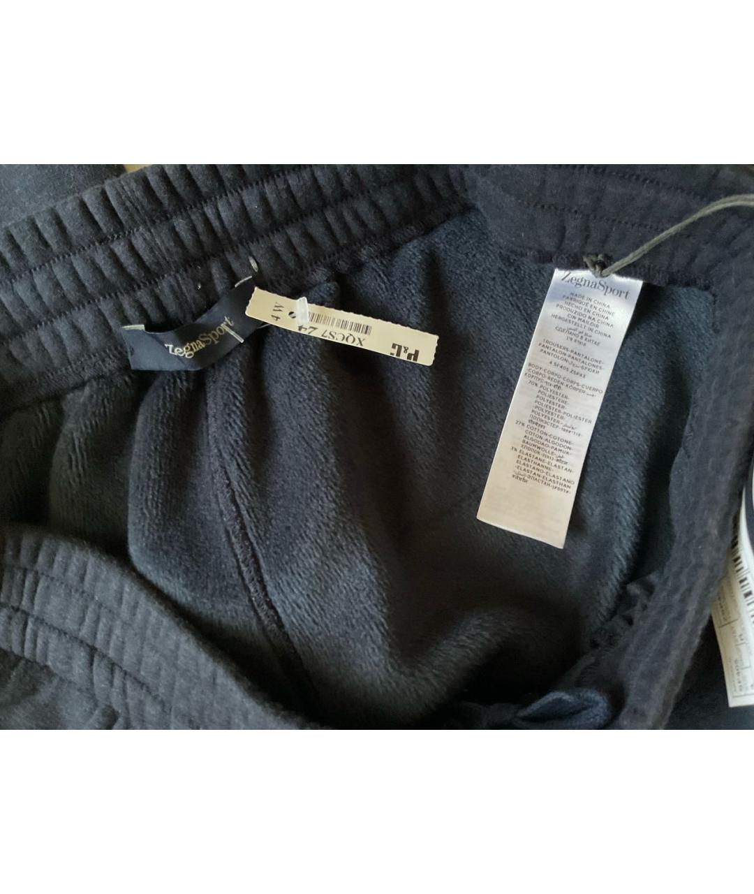 ZEGNA SPORT Темно-синий полиэстеровый спортивный костюм, фото 5