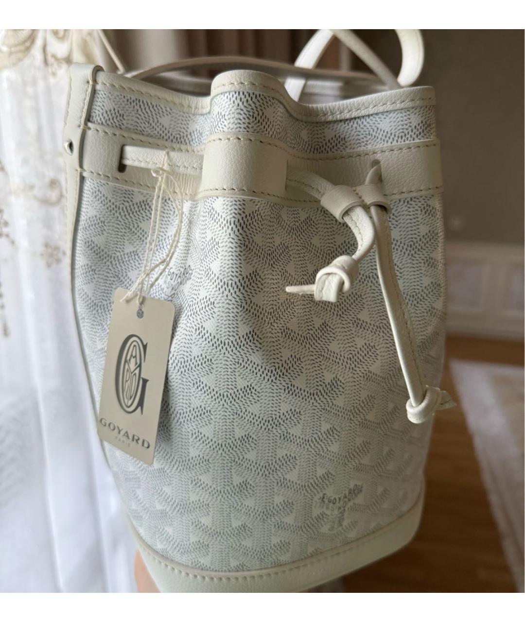 GOYARD Белая сумка через плечо, фото 3