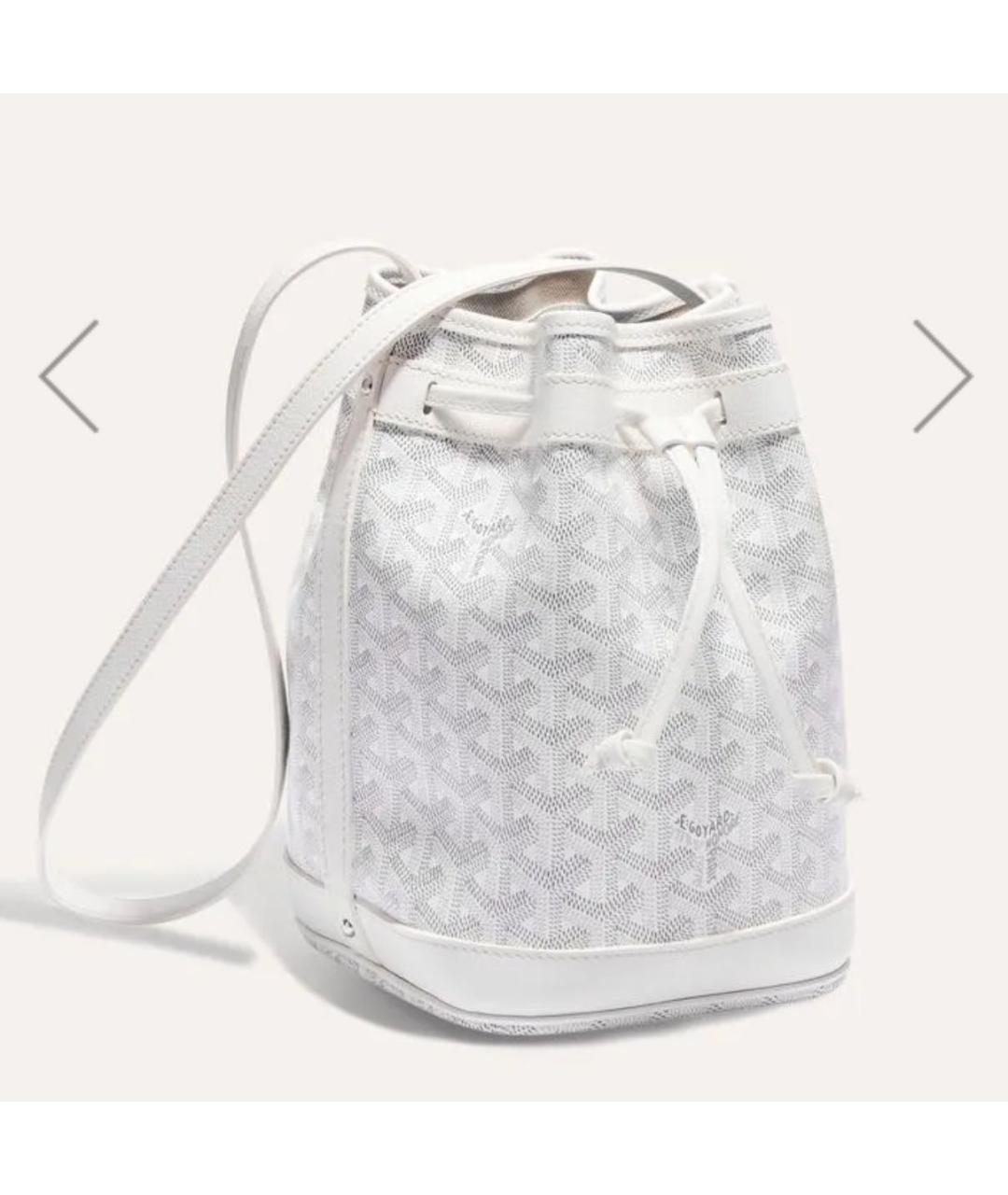 GOYARD Белая сумка через плечо, фото 2