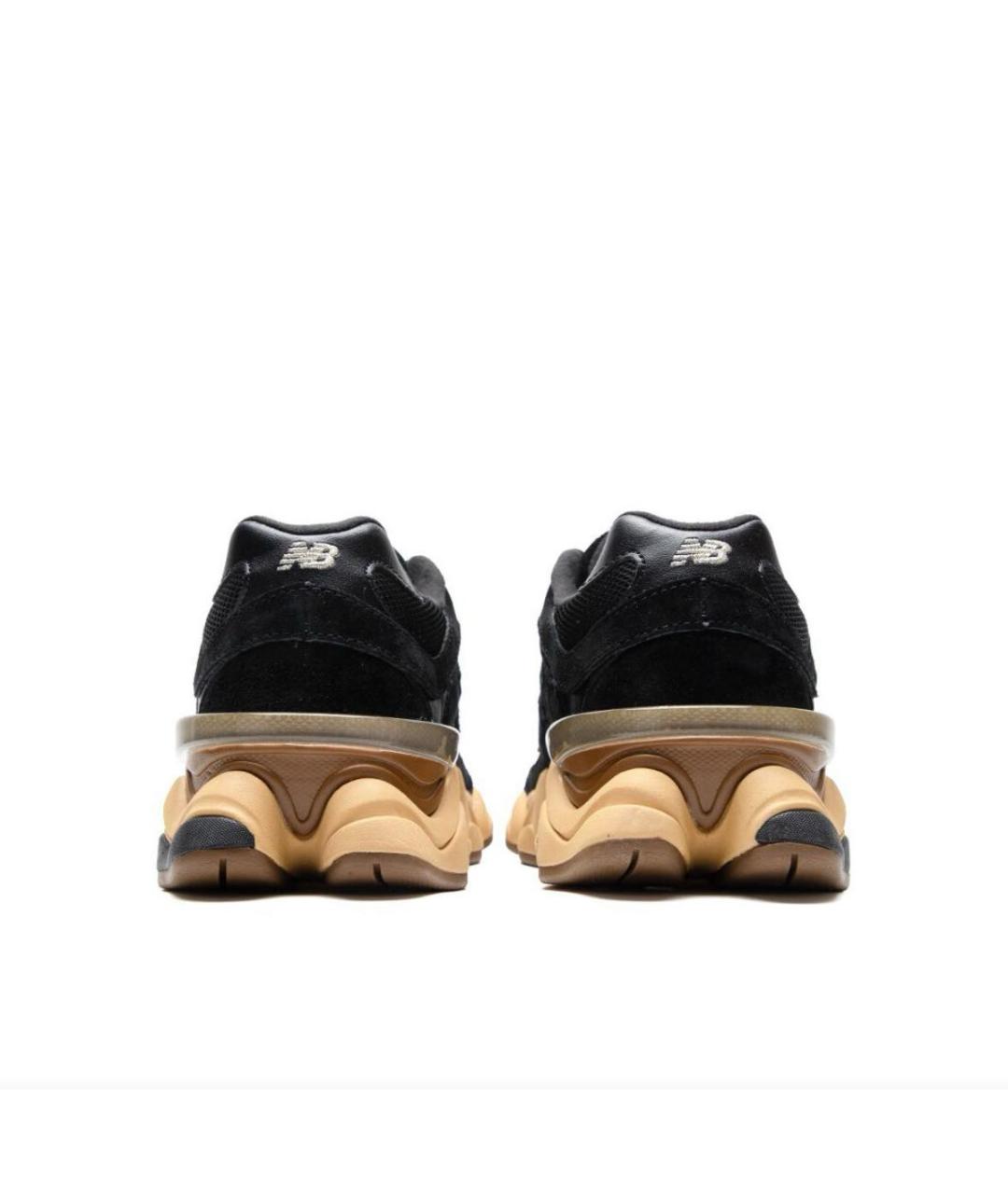 NEW BALANCE Черные замшевые низкие кроссовки / кеды, фото 4