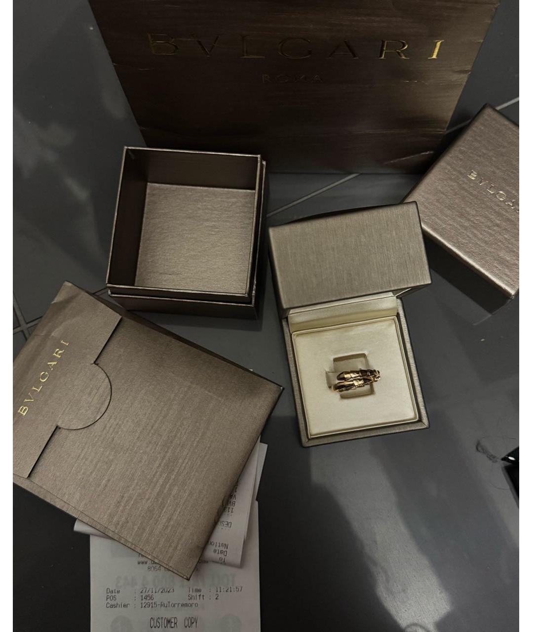 BVLGARI Золотое кольцо из розового золота, фото 3