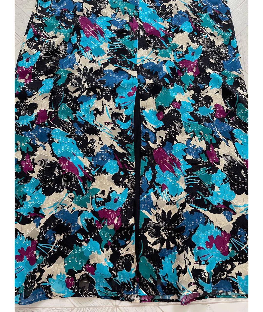 M MISSONI Мульти шелковое коктейльное платье, фото 5