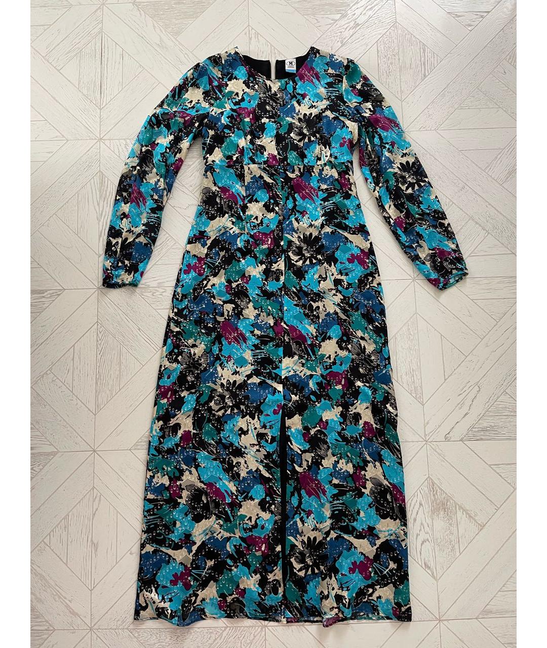 M MISSONI Мульти шелковое коктейльное платье, фото 9