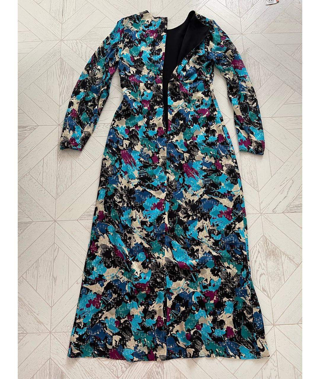 M MISSONI Мульти шелковое коктейльное платье, фото 2