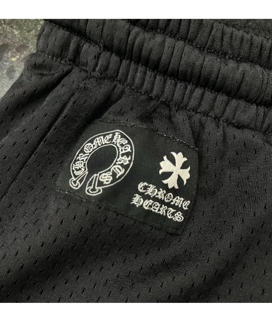 CHROME HEARTS Черные спортивные брюки и шорты, фото 4
