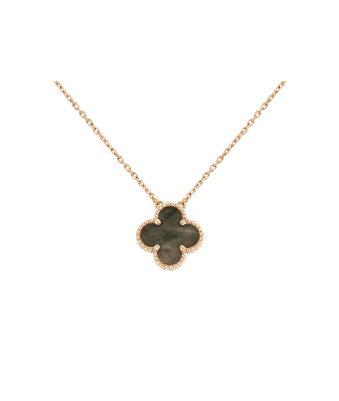 VAN CLEEF & ARPELS Серая подвеска из розового золота, фото 1