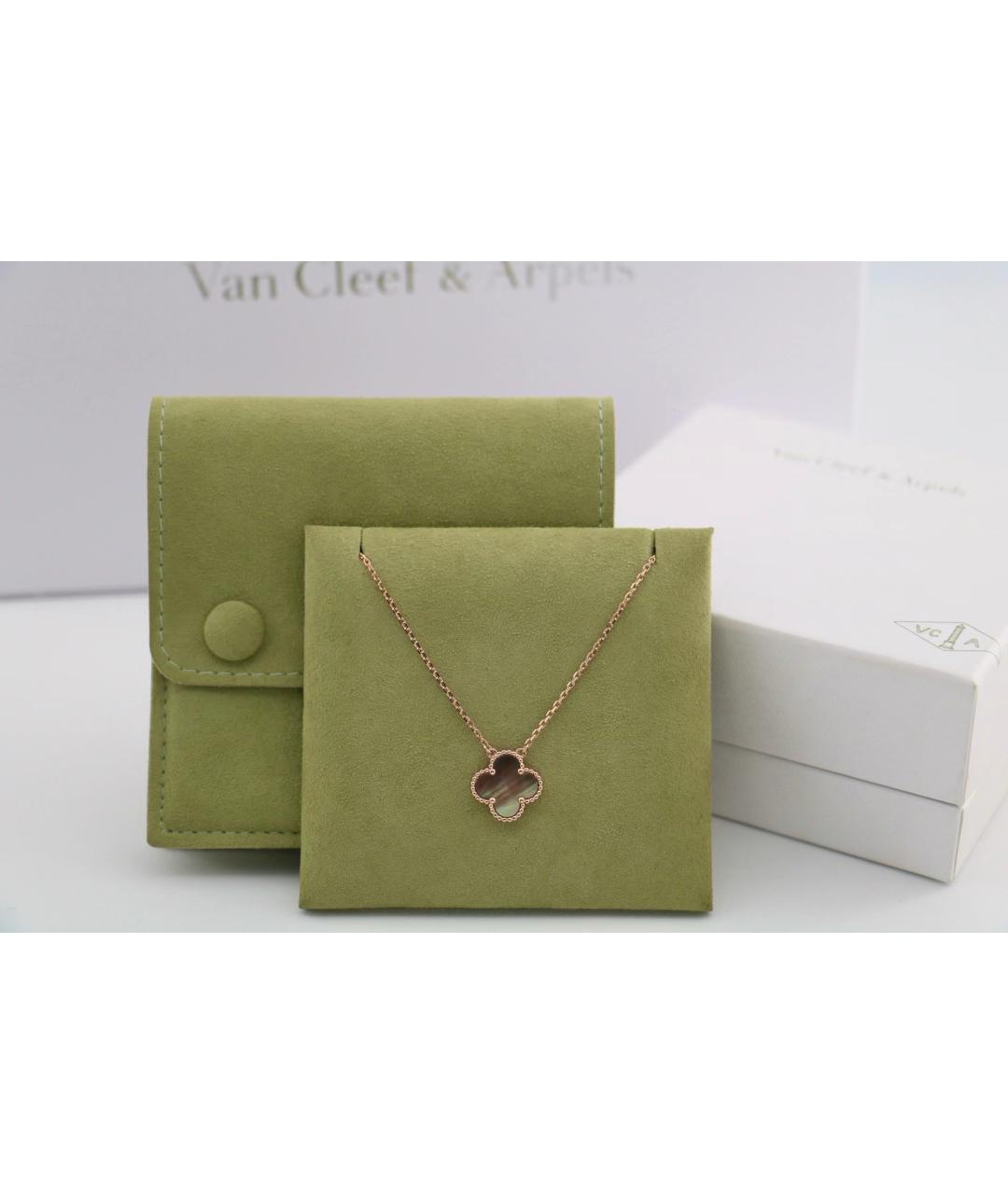 VAN CLEEF & ARPELS Серая подвеска из розового золота, фото 3
