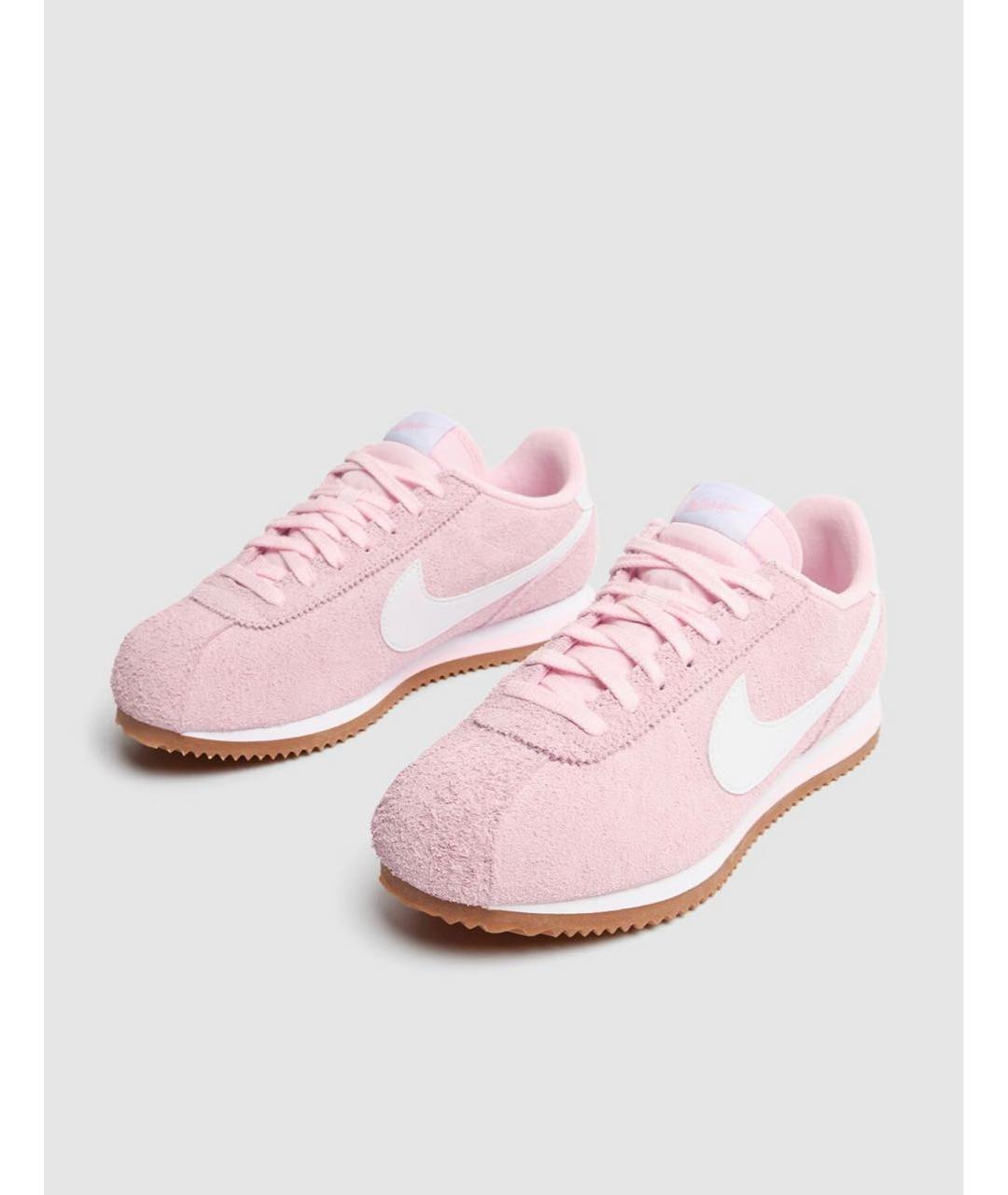 NIKE Розовые замшевые кроссовки, фото 2