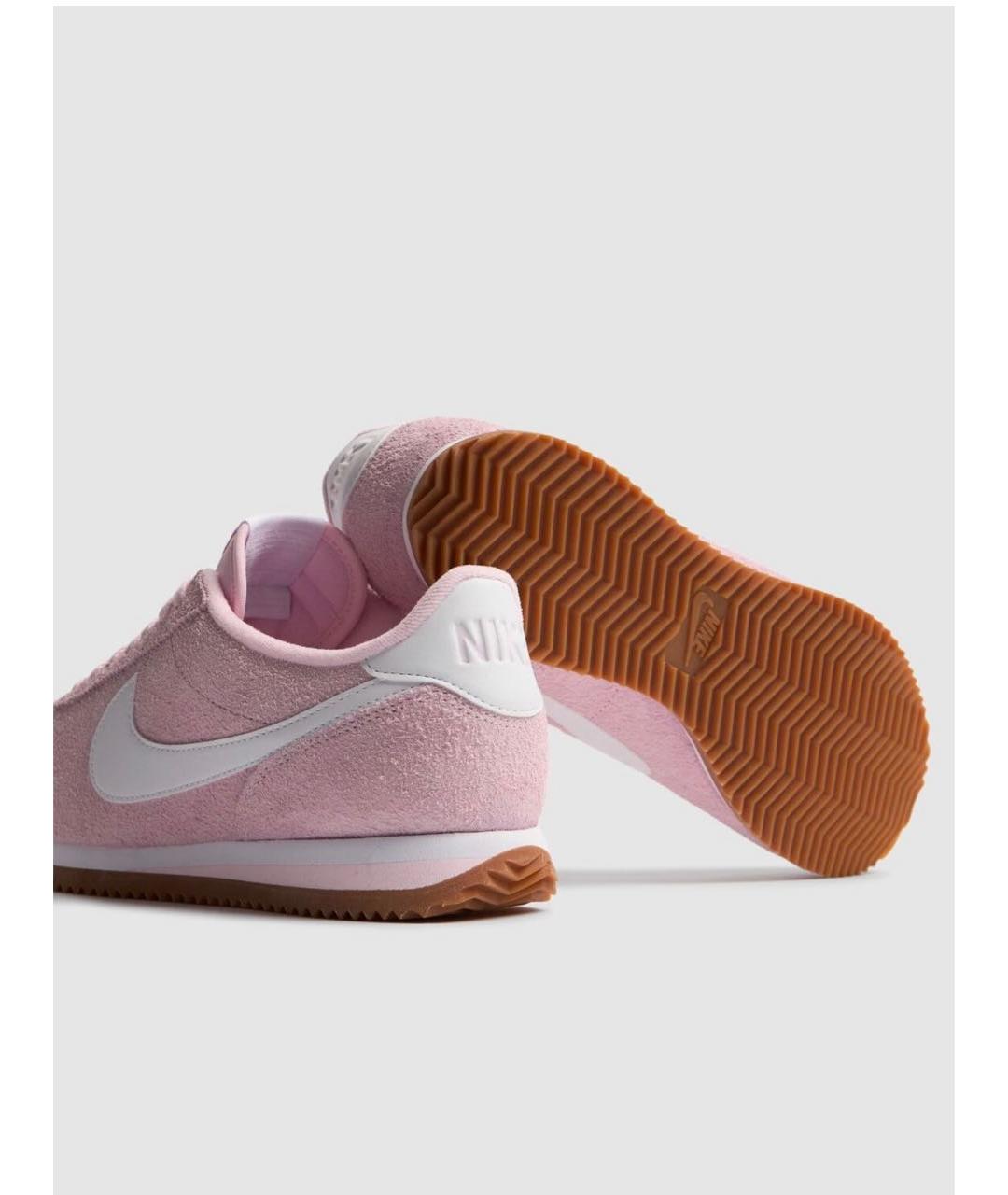 NIKE Розовые замшевые кроссовки, фото 3