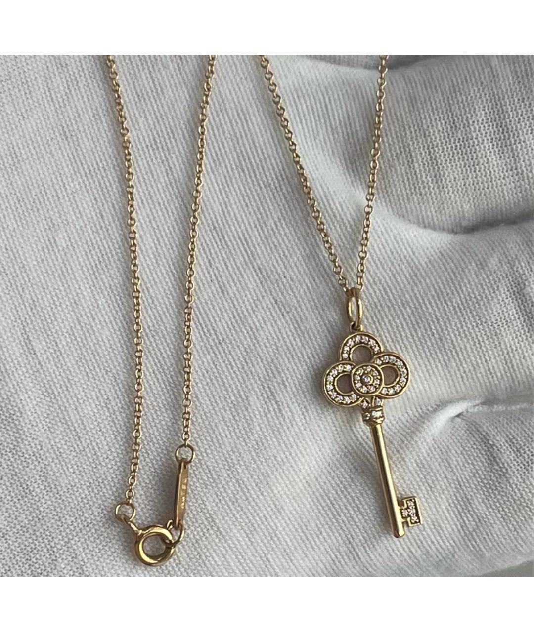 TIFFANY&CO Золотая подвеска из розового золота, фото 3