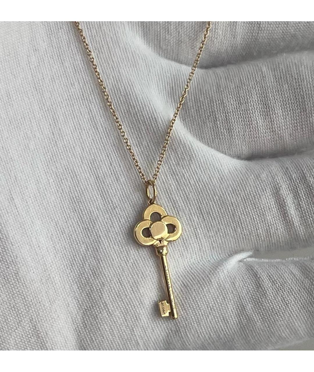 TIFFANY&CO Золотая подвеска из розового золота, фото 4