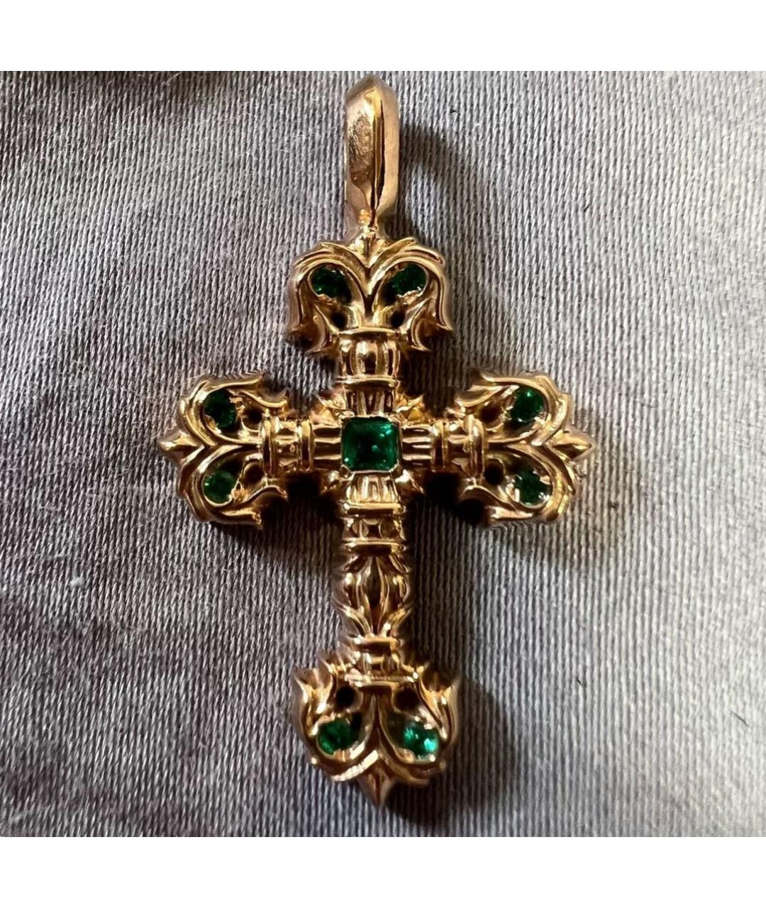 CHROME HEARTS Кулон из желтого золота, фото 5