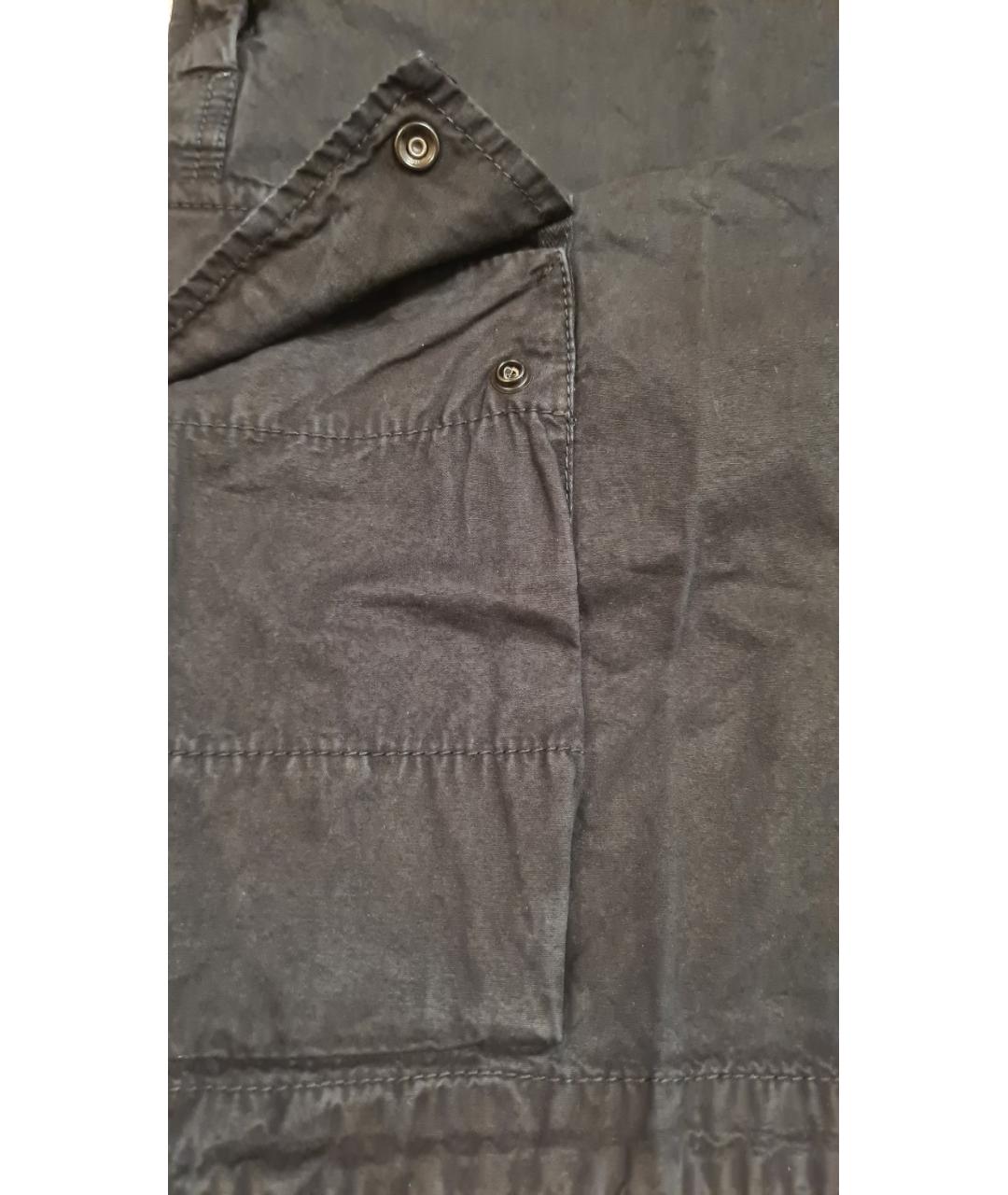 STONE ISLAND Темно-синие хлопковые шорты, фото 8