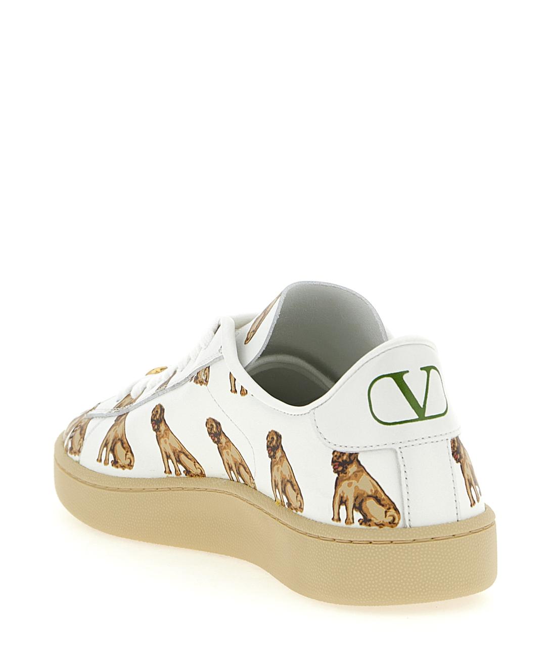 VALENTINO Белые кожаные кеды, фото 3