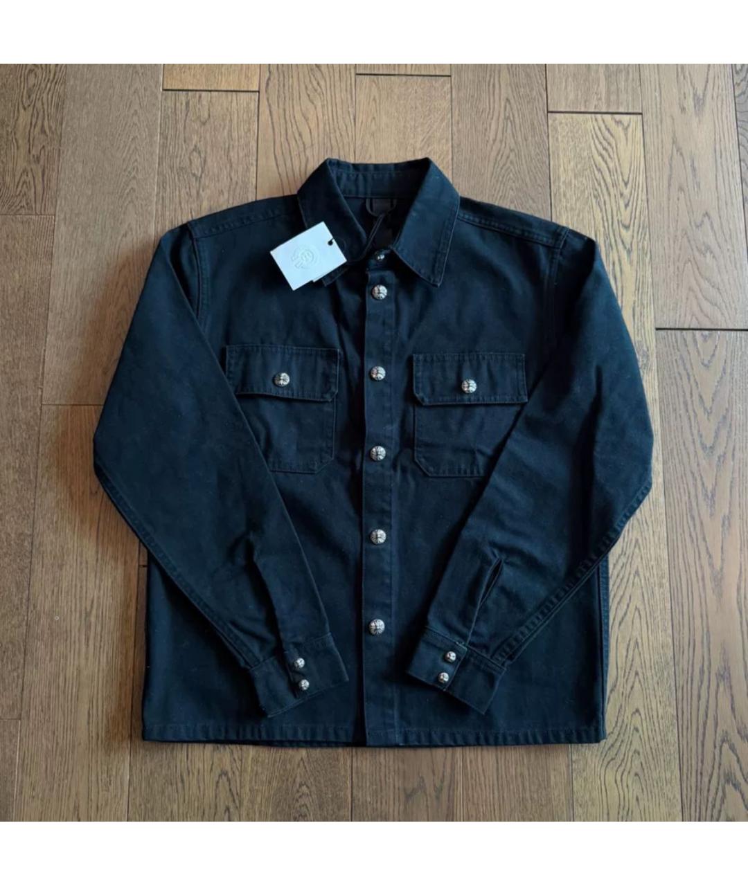 CHROME HEARTS Черная рубашка, фото 4