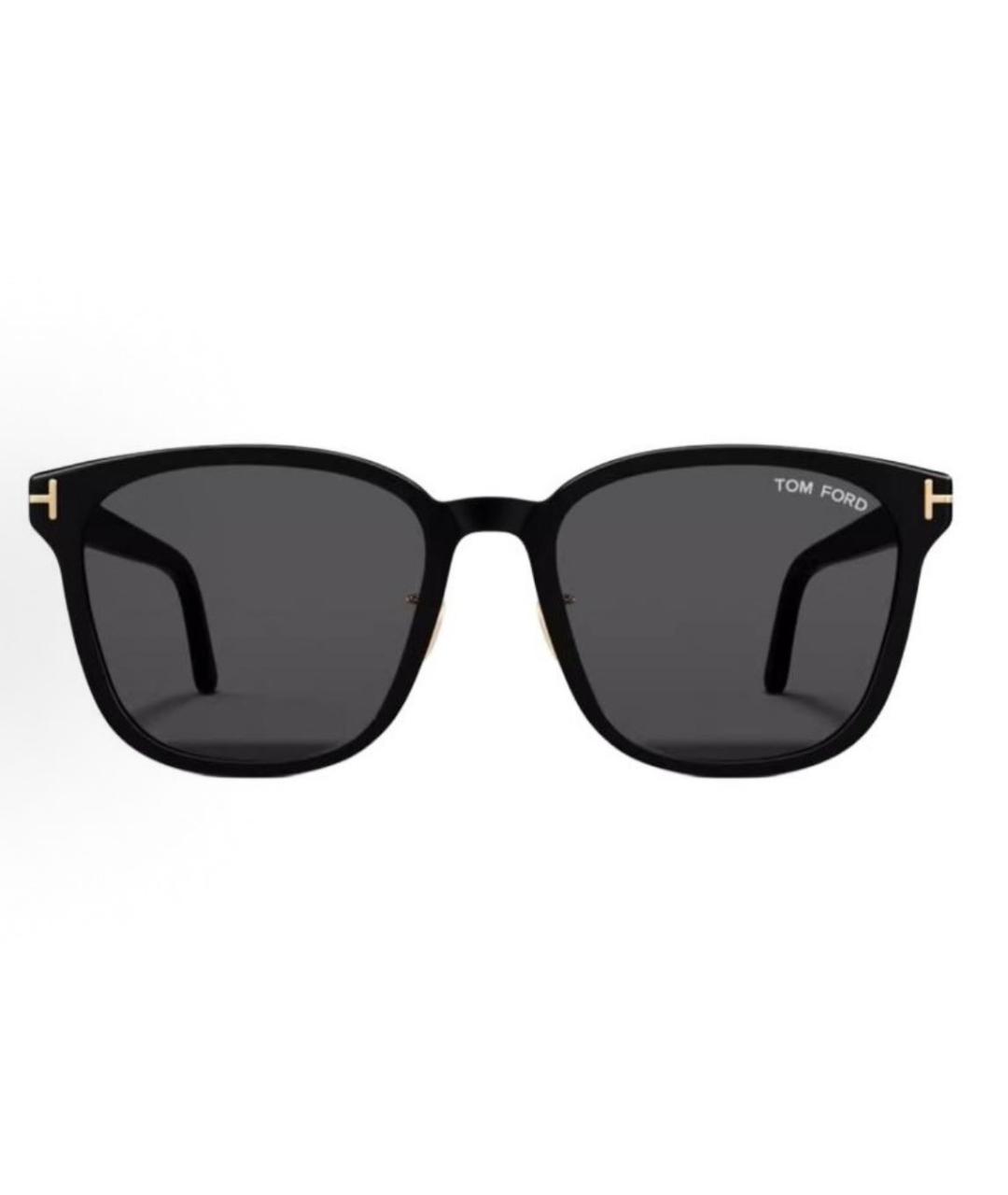 TOM FORD Черные пластиковые солнцезащитные очки, фото 2