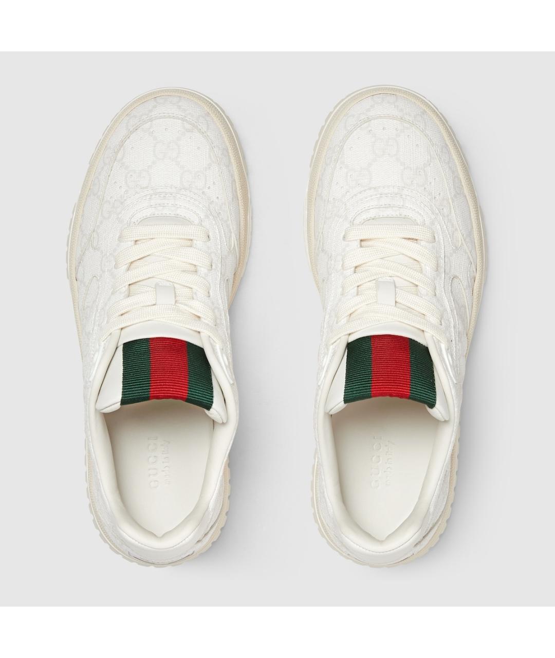 GUCCI Бежевые кеды, фото 4