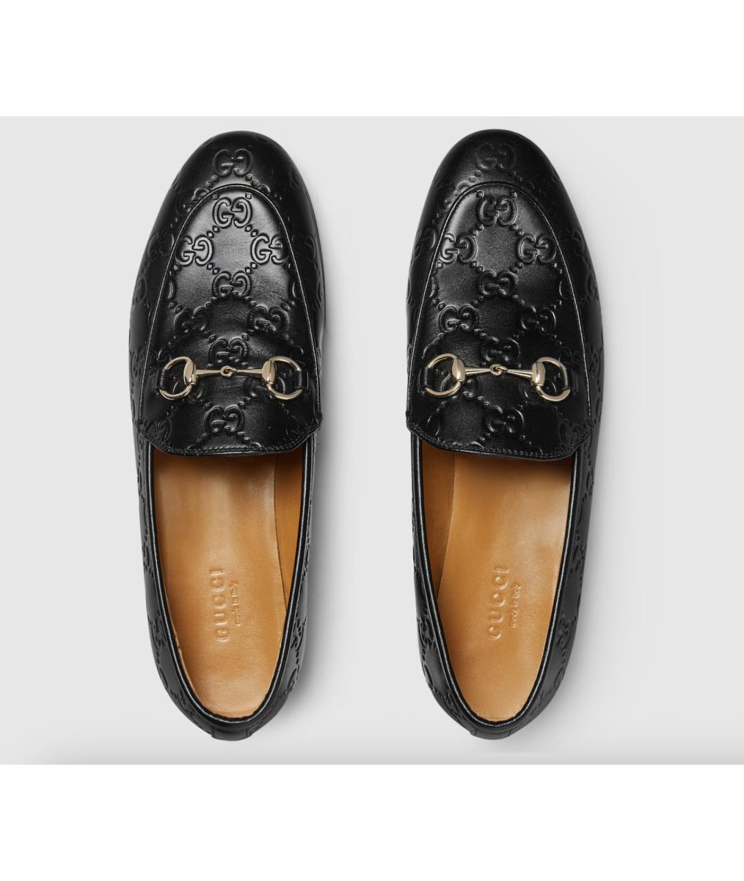 GUCCI Черные кожаные лоферы, фото 4