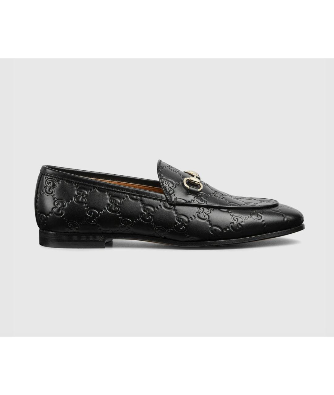 GUCCI Черные кожаные лоферы, фото 5