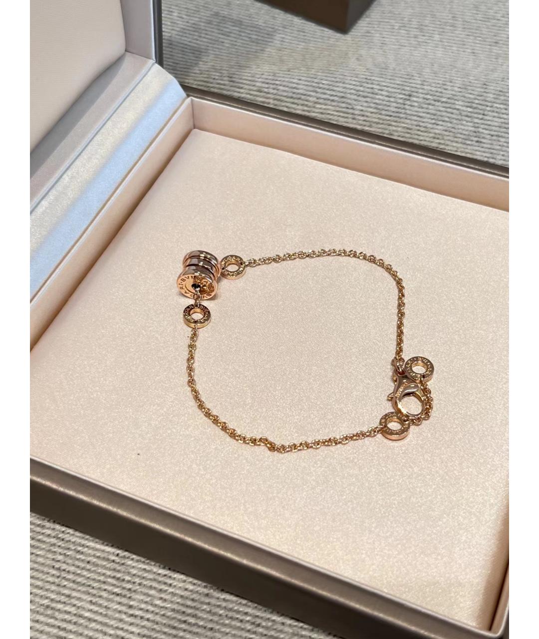 BVLGARI Золотой браслет из розового золота, фото 7
