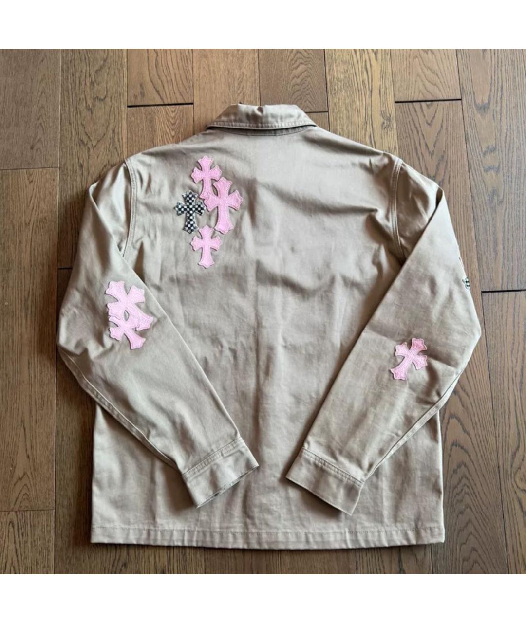 CHROME HEARTS Бежевая рубашка, фото 3