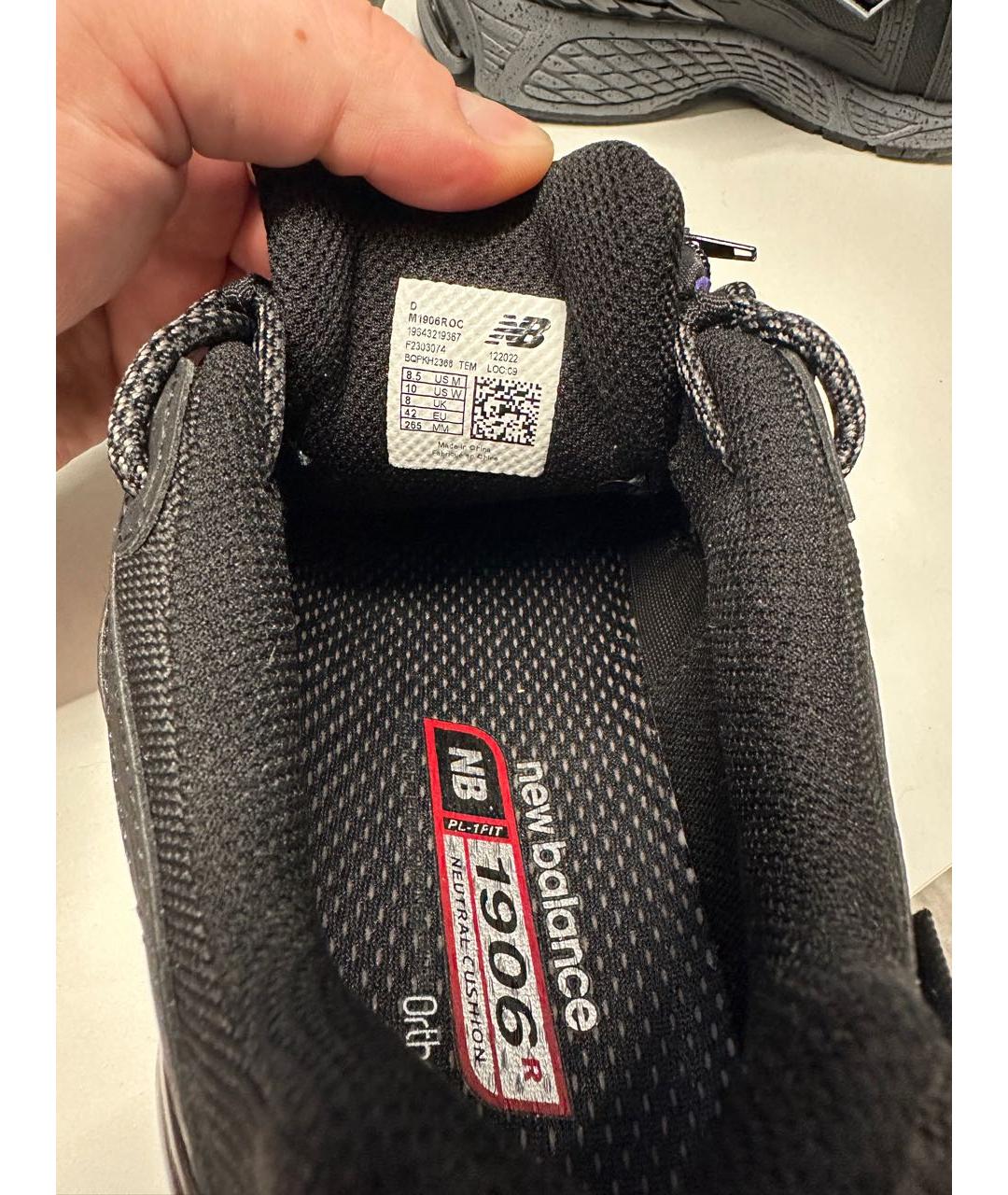 NEW BALANCE Черные низкие кроссовки / кеды, фото 8