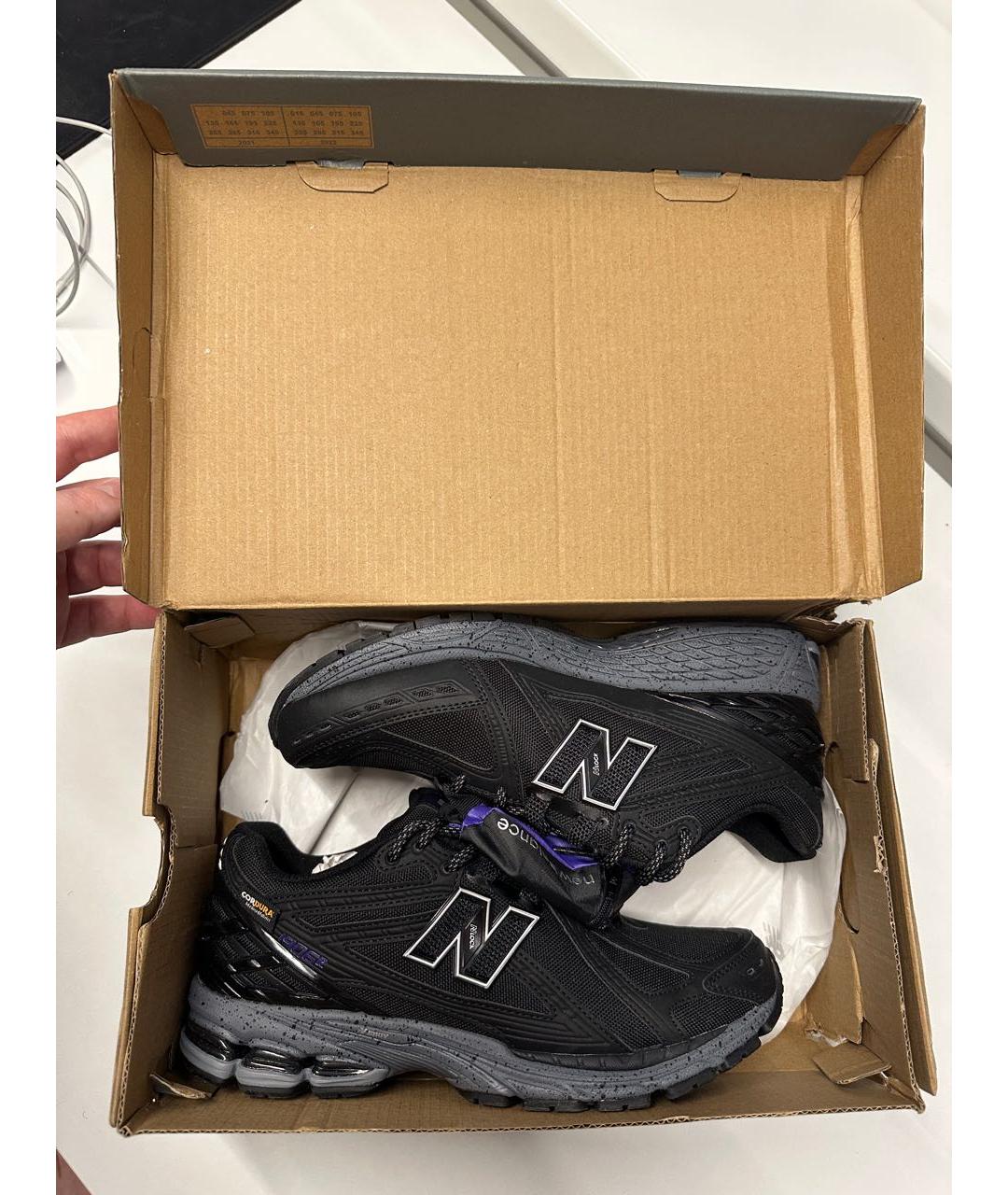 NEW BALANCE Черные низкие кроссовки / кеды, фото 5
