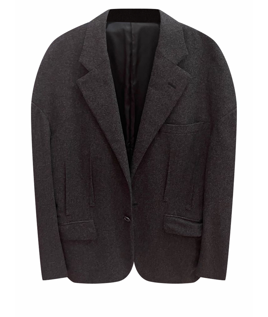 LANVIN Серый шерстяной пиджак, фото 1