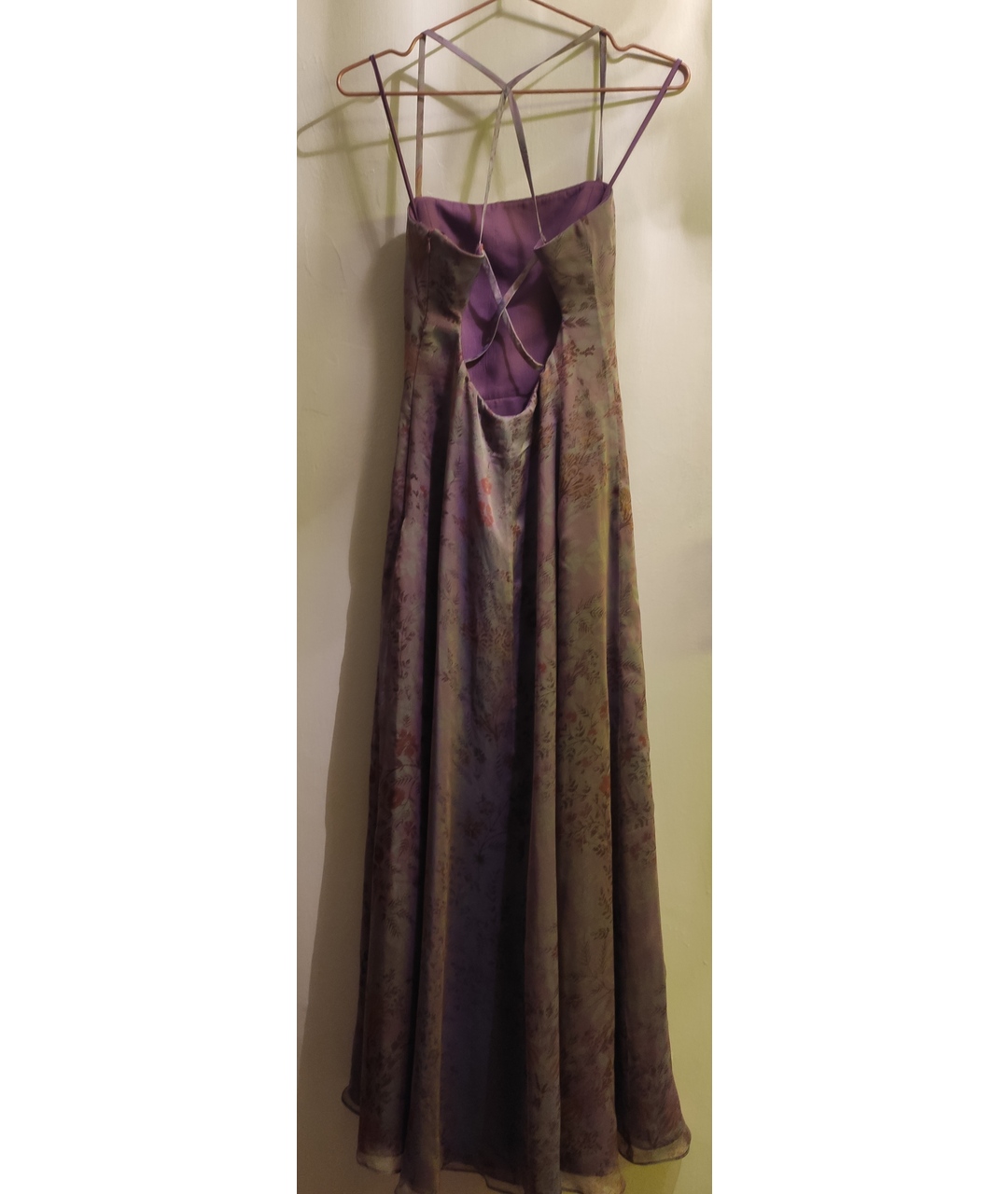 ARMANI COLLEZIONI Фиолетовое шифоновое вечернее платье, фото 8