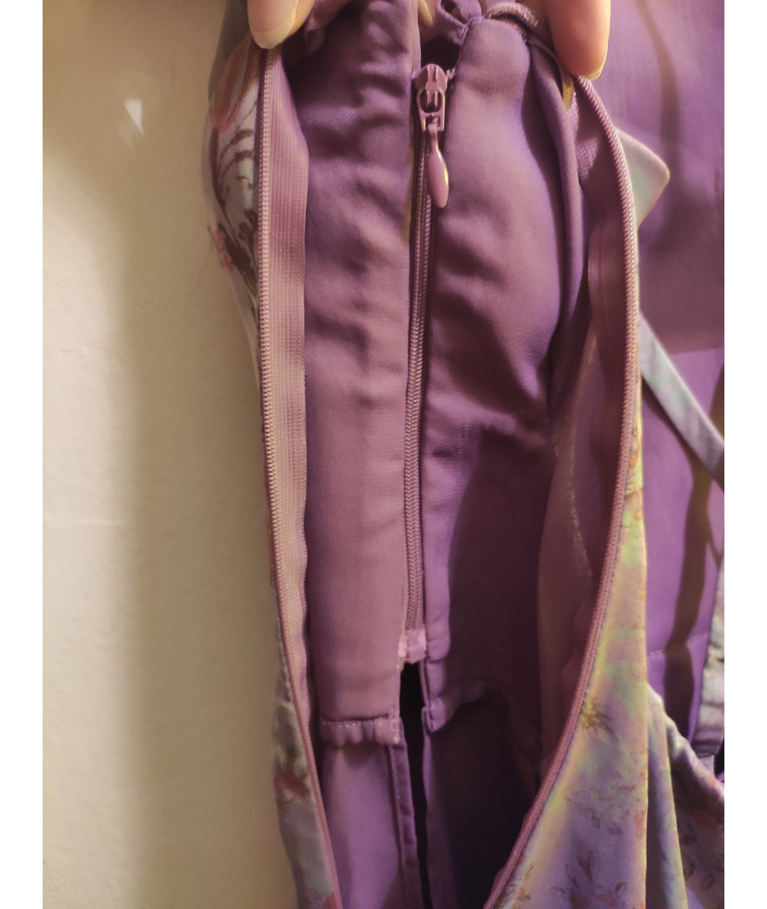 ARMANI COLLEZIONI Фиолетовое шифоновое вечернее платье, фото 7