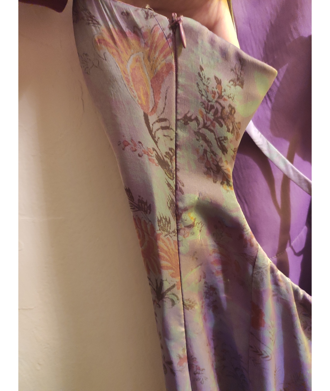 ARMANI COLLEZIONI Фиолетовое шифоновое вечернее платье, фото 4