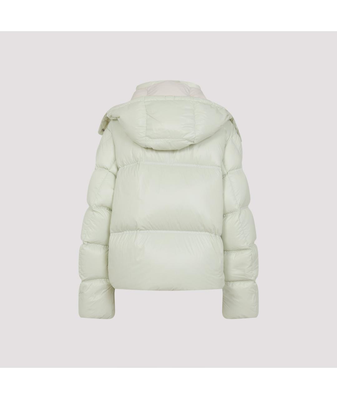 MONCLER Бирюзовая полиамидовая куртка, фото 2