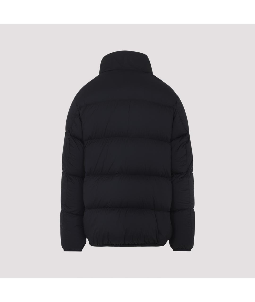 MONCLER Черный полиамидовый пуховик, фото 4